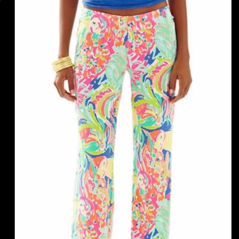 Lilly Pulitzer Palazzo pants in Casa Banana